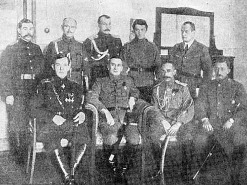 Фотография Колчака и его соратников