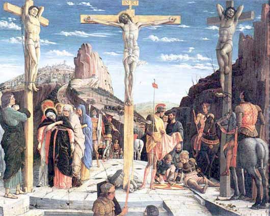 Картина, изображающая казнь Иисуса Христа