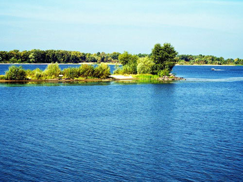 Вид на реку Днепр