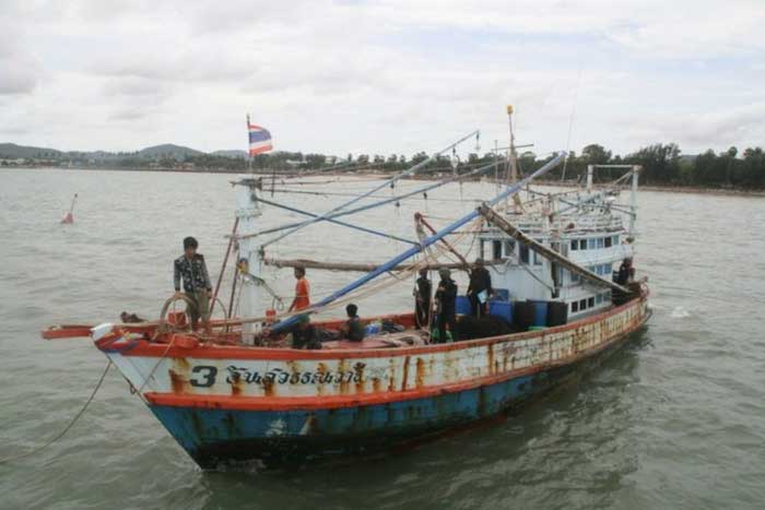 Рыболовецкое судно в Сиамском заливе