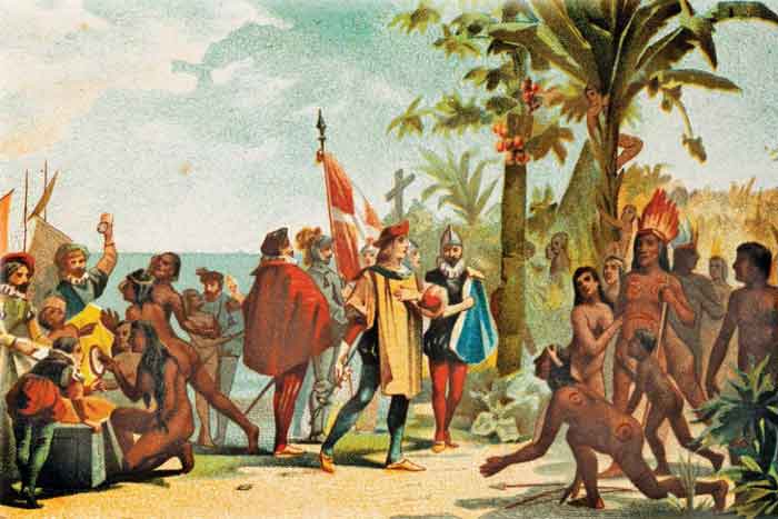 Открытие Гаити Христофором Колумбом