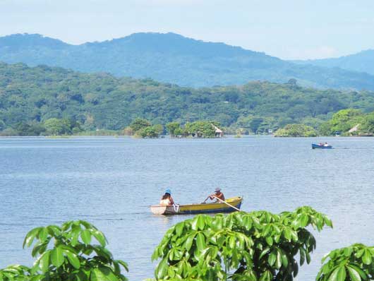 вид на озеро Никарагуа