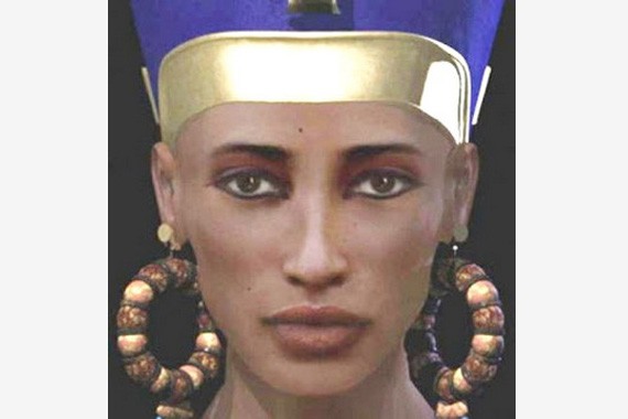 Лицо Нефертити на основании компьютерной реконструкции