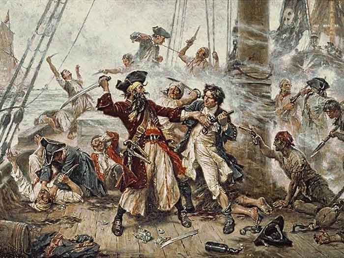 Нападение пиратов на корабль