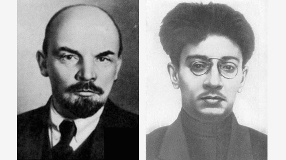Фотографии Ленина и Свердлова