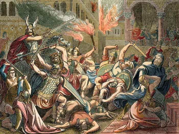 Римляне сражаются с готами