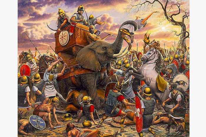 Сражение с участием слонов