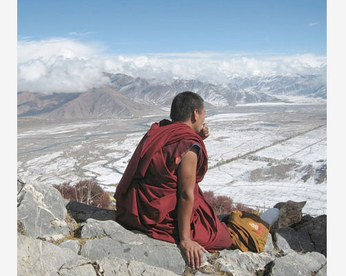 Житель Тибета