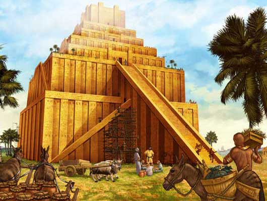 Изображение Вавилонской башни