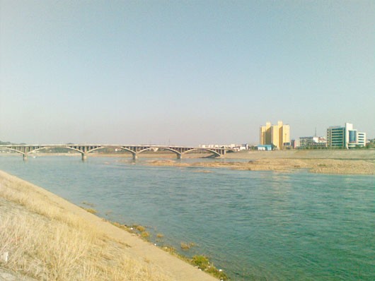 Фотография моста через Хуанхэ